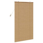 vidaXL Jaluzele și Rulouri pentru Fereastră Maro deschis 80 x 160 cm vidaXL Jaluzele și Rulouri pentru Fereastră Maro deschis 80 x 160 cm