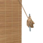 vidaXL Jaluzele și Rulouri pentru Fereastră Maro deschis 90 x 160 cm