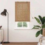 vidaXL Jaluzele și Rulouri pentru Fereastră Maro deschis 90 x 220 cm vidaXL Jaluzele și Rulouri pentru Fereastră Maro deschis 90 x 220 cm
