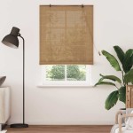 vidaXL Jaluzele și Rulouri pentru Fereastră Maro deschis 110 x 220 cm vidaXL Jaluzele și Rulouri pentru Fereastră Maro deschis 110 x 220 cm