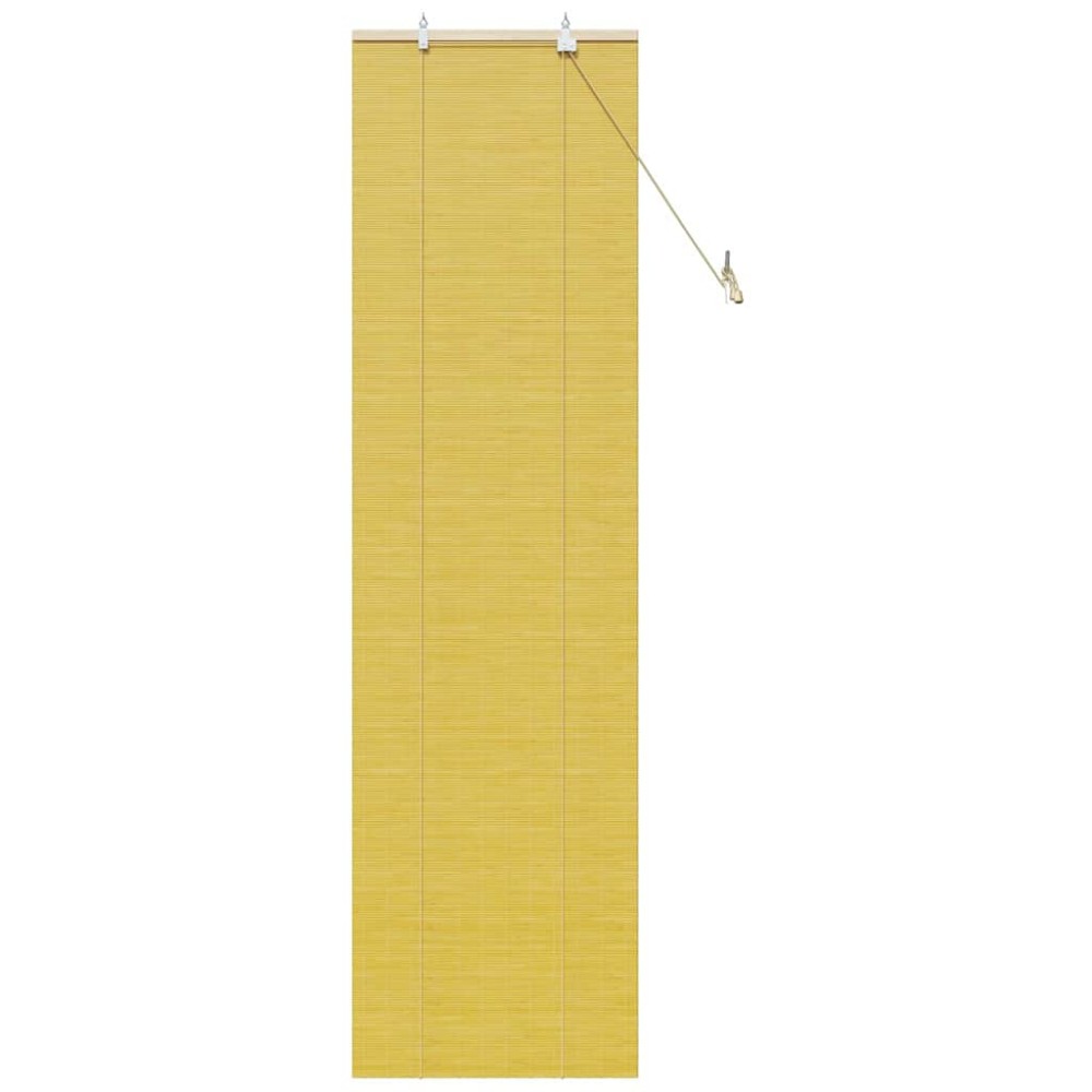 vidaXL Jaluzele și Rulouri pentru Fereastră Galben 60 x 220 cm Bambus