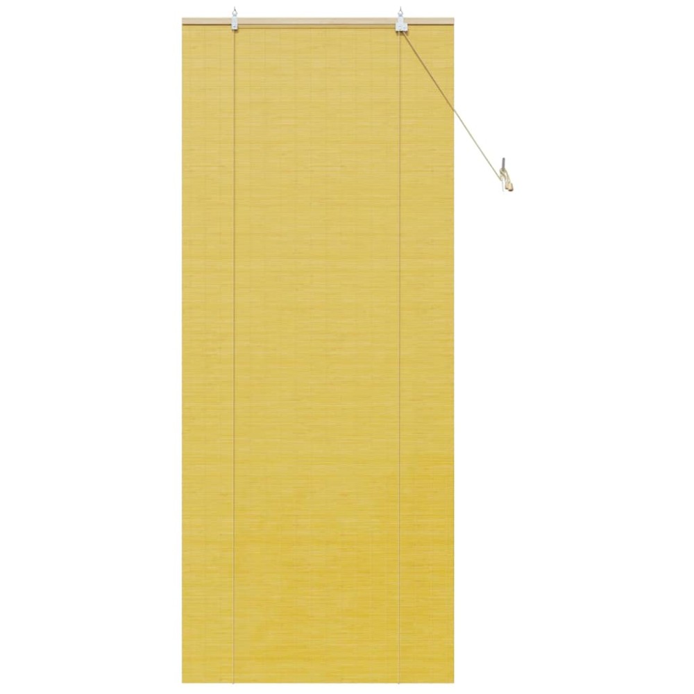 vidaXL Jaluzele și Rulouri pentru Fereastră Galben 80 x 220 cm Bambus