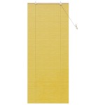 vidaXL Jaluzele și Rulouri pentru Fereastră Galben 80 x 220 cm Bambus