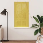 vidaXL Jaluzele și Rulouri pentru Fereastră Galben 90 x 160 cm Bambus vidaXL Jaluzele și Rulouri pentru Fereastră Galben 90 x 160 cm Bambus