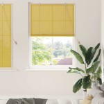 vidaXL Jaluzele și Rulouri pentru Fereastră Galben 120 x 160 cm Bambus vidaXL Jaluzele și Rulouri pentru Fereastră Galben 120 x 160 cm Bambus