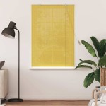 vidaXL Jaluzele și Rulouri pentru Fereastră Galben 120 x 160 cm Bambus vidaXL Jaluzele și Rulouri pentru Fereastră Galben 120 x 160 cm Bambus