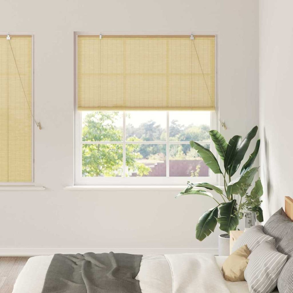 vidaXL Jaluzele și Rulouri pentru Fereastră natural 140 x 160 cm