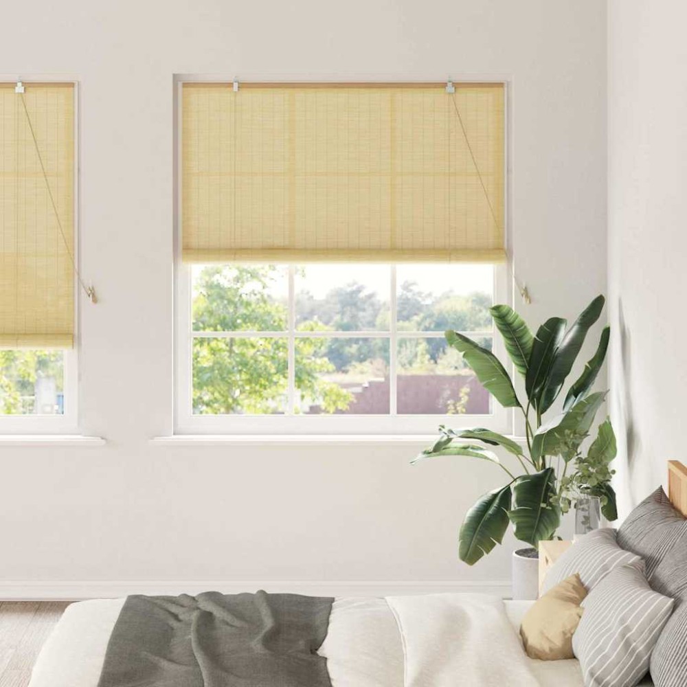 vidaXL Jaluzele și Rulouri pentru Fereastră natural 140 x 220 cm