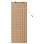 vidaXL Jaluzele și Rulouri pentru Fereastră Maro deschis 60 x 160 cm vidaXL Jaluzele și Rulouri pentru Fereastră Maro deschis 60 x 160 cm