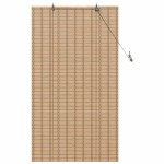 vidaXL Jaluzele și Rulouri pentru Fereastră Maro deschis 90 x 160 cm vidaXL Jaluzele și Rulouri pentru Fereastră Maro deschis 90 x 160 cm