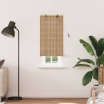 vidaXL Jaluzele și Rulouri pentru Fereastră Maro deschis 100 x 220 cm vidaXL Jaluzele și Rulouri pentru Fereastră Maro deschis 100 x 220 cm