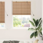 vidaXL Jaluzele și Rulouri pentru Fereastră Maro deschis 110 x 220 cm vidaXL Jaluzele și Rulouri pentru Fereastră Maro deschis 110 x 220 cm