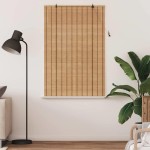 vidaXL Jaluzele și Rulouri pentru Fereastră Maro deschis 120 x 160 cm vidaXL Jaluzele și Rulouri pentru Fereastră Maro deschis 120 x 160 cm