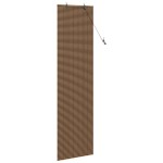 vidaXL Jaluzea pentru Fereastră cu perdele Maro 60 x 220 cm Bambus