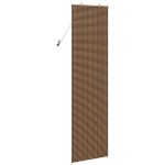 vidaXL Jaluzea pentru Fereastră cu perdele Maro 60 x 220 cm Bambus