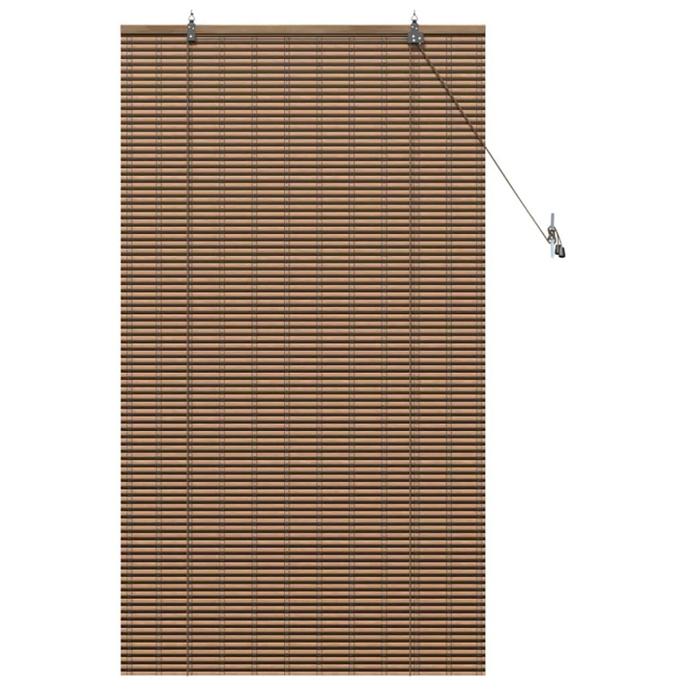 vidaXL Jaluzea pentru Fereastră cu perdele Maro 100 x 160 cm Bambus
