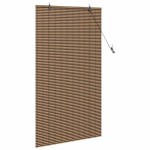 vidaXL Jaluzea pentru Fereastră cu perdele Maro 100 x 160 cm Bambus vidaXL Jaluzea pentru Fereastră cu perdele Maro 100 x 160 cm Bambus