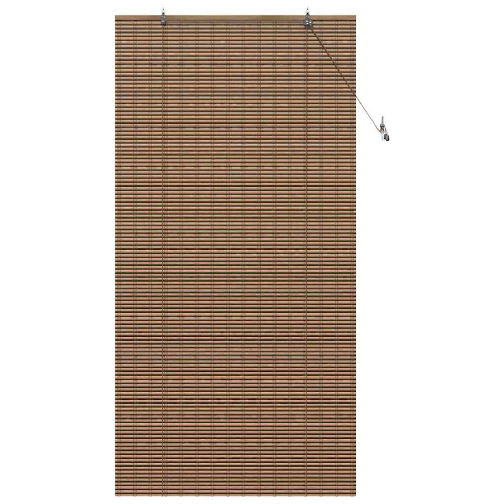 vidaXL Jaluzea pentru Fereastră cu perdele Maro 120 x 220 cm Bambus