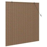vidaXL Jaluzea pentru Fereastră cu perdele Maro 140 x 160 cm Bambus vidaXL Jaluzea pentru Fereastră cu perdele Maro 140 x 160 cm Bambus