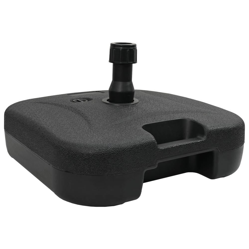 vidaXL Bază pentru umbrelă de soare, 28 kg cu nisip sau 24 L cu apă