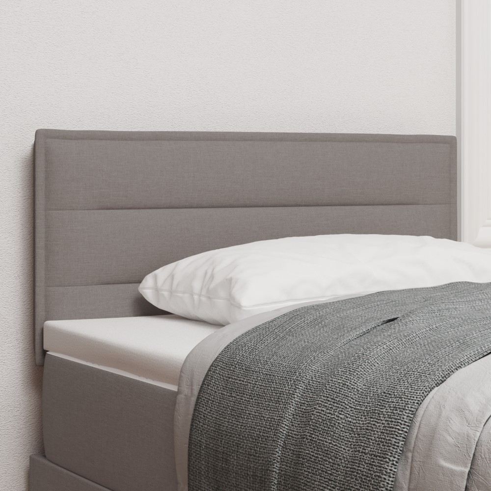 vidaXL Tăblie cap cu headboard Gri taupe 80 cm Piele artificială