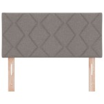 vidaXL Tăblie cap cu headboard Gri taupe 90 cm Piele artificială