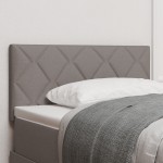 vidaXL Tăblie cap cu headboard Gri taupe 100 cm Piele artificială