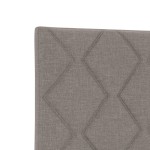 vidaXL Tăblie cap cu headboard Gri taupe 100 cm Piele artificială