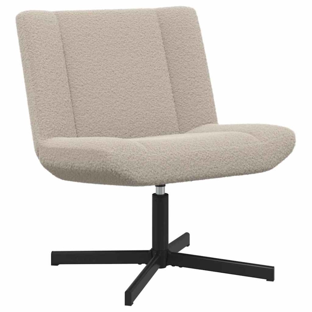 vidaXL Scaun accent Gri deschis Material din poliester Standard Pivotant