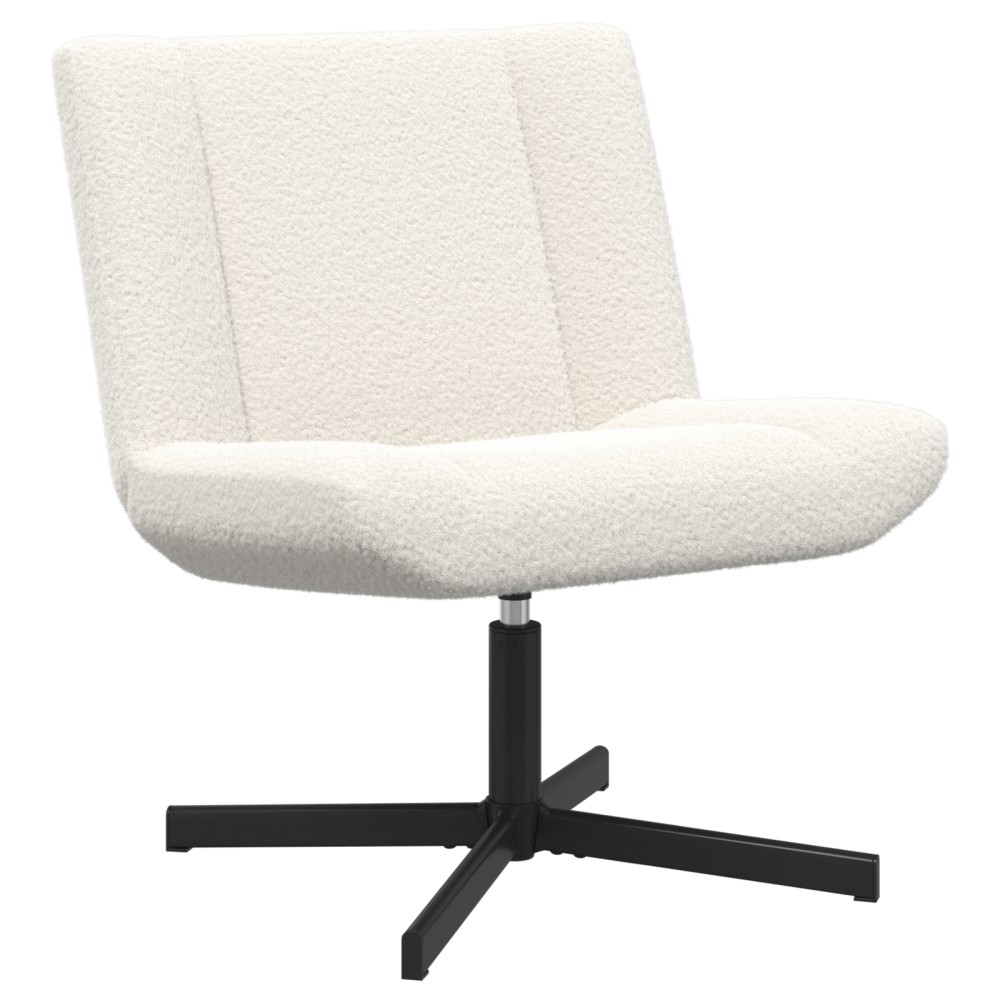 vidaXL Scaun Accent Crem Țesătură Mediu Ergonomic Scaun Accent