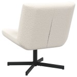vidaXL Scaun Accent Crem Țesătură Mediu Ergonomic Scaun Accent vidaXL Scaun Accent Crem Țesătură Mediu Ergonomic Scaun Accent