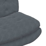 vidaXL Scaun Relaxant Rotativ Gri închis 63 x 75 x 76 cm Catifea vidaXL Scaun Relaxant Rotativ Gri închis 63 x 75 x 76 cm Catifea