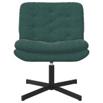 vidaXL Scaun Relaxant Rotativ Verde închis 63 x 75 x 76 cm Catifea vidaXL Scaun Relaxant Rotativ Verde închis 63 x 75 x 76 cm Catifea