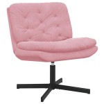 vidaXL Scaun Relaxant Rotativ cu pernă Altele Manual Roz 63 x 75 x 76 cm Catifea vidaXL Scaun Relaxant Rotativ cu pernă Altele Manual Roz 63 x 75 x 76 cm Catifea