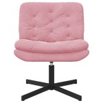 vidaXL Scaun Relaxant Rotativ cu pernă Altele Manual Roz 63 x 75 x 76 cm Catifea vidaXL Scaun Relaxant Rotativ cu pernă Altele Manual Roz 63 x 75 x 76 cm Catifea