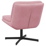 vidaXL Scaun Relaxant Rotativ cu pernă Altele Manual Roz 63 x 75 x 76 cm Catifea vidaXL Scaun Relaxant Rotativ cu pernă Altele Manual Roz 63 x 75 x 76 cm Catifea