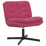 vidaXL Scaun Relaxant Rotativ cu pernă Altele Manual bordo 63 x 75 x 76 cm Catifea vidaXL Scaun Relaxant Rotativ cu pernă Altele Manual bordo 63 x 75 x 76 cm Catifea