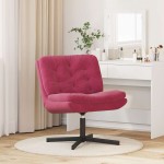 vidaXL Scaun Relaxant Rotativ cu pernă Altele Manual bordo 63 x 75 x 76 cm Catifea vidaXL Scaun Relaxant Rotativ cu pernă Altele Manual bordo 63 x 75 x 76 cm Catifea