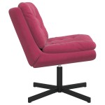 vidaXL Scaun Relaxant Rotativ cu pernă Altele Manual bordo 63 x 75 x 76 cm Catifea vidaXL Scaun Relaxant Rotativ cu pernă Altele Manual bordo 63 x 75 x 76 cm Catifea