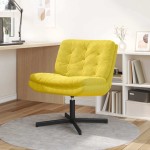 vidaXL Scaun Relaxant Rotativ cu pernă Altele Manual Galben 63 x 75 x 76 cm Catifea vidaXL Scaun Relaxant Rotativ cu pernă Altele Manual Galben 63 x 75 x 76 cm Catifea