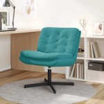 vidaXL Scaun Relaxant Rotativ cu pernă Altele Manual Turcoaz 63 x 75 x 76 cm Catifea vidaXL Scaun Relaxant Rotativ cu pernă Altele Manual Turcoaz 63 x 75 x 76 cm Catifea