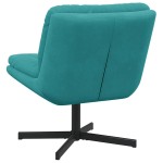 vidaXL Scaun Relaxant Rotativ cu pernă Altele Manual Turcoaz 63 x 75 x 76 cm Catifea vidaXL Scaun Relaxant Rotativ cu pernă Altele Manual Turcoaz 63 x 75 x 76 cm Catifea