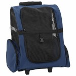 vidaXL Cărucior pentru animale de companie 3 în 1, design albastru, 48x32x57 cm, material Oxford vidaXL Cărucior pentru animale de companie 3 în 1, design albastru, 48x32x57 cm, material Oxford