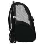 vidaXL Cărucior pentru animale de companie, design 3 în 1, negru, 48x32x57 cm, material Oxford vidaXL Cărucior pentru animale de companie, design 3 în 1, negru, 48x32x57 cm, material Oxford