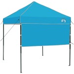 vidaXL Cort Canopy Pop-up albastru 200 x 200 cm țesătură