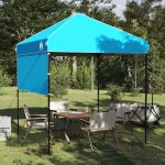 vidaXL Cort Canopy Pop-up albastru 200 x 200 cm țesătură