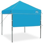 vidaXL Cort Canopy Pop-up albastru 200 x 200 cm țesătură