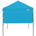 vidaXL Cort Canopy Pop-up albastru 200 x 200 cm țesătură