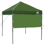 vidaXL Cort Canopy Pop-up Verde 200 x 200 cm țesătură
