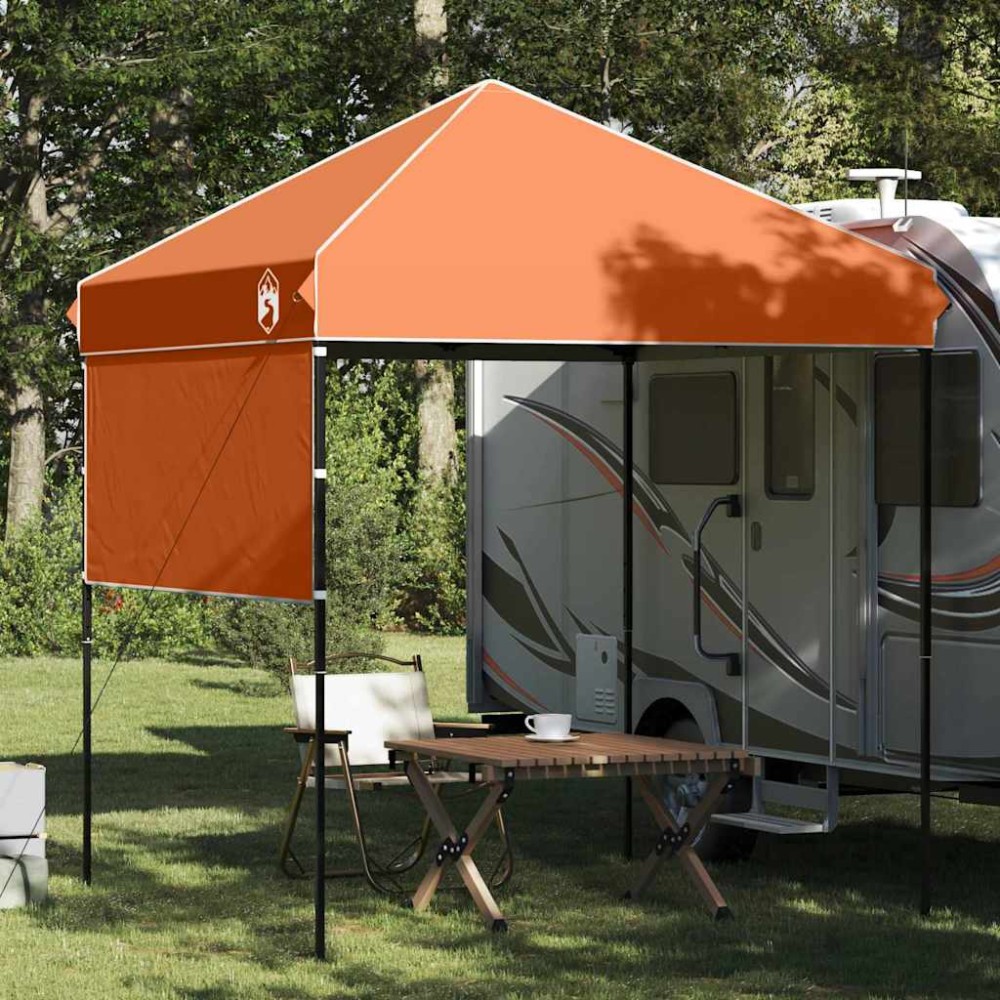 vidaXL Cort Canopy Pop-up Portocaliu 200 x 200 cm țesătură